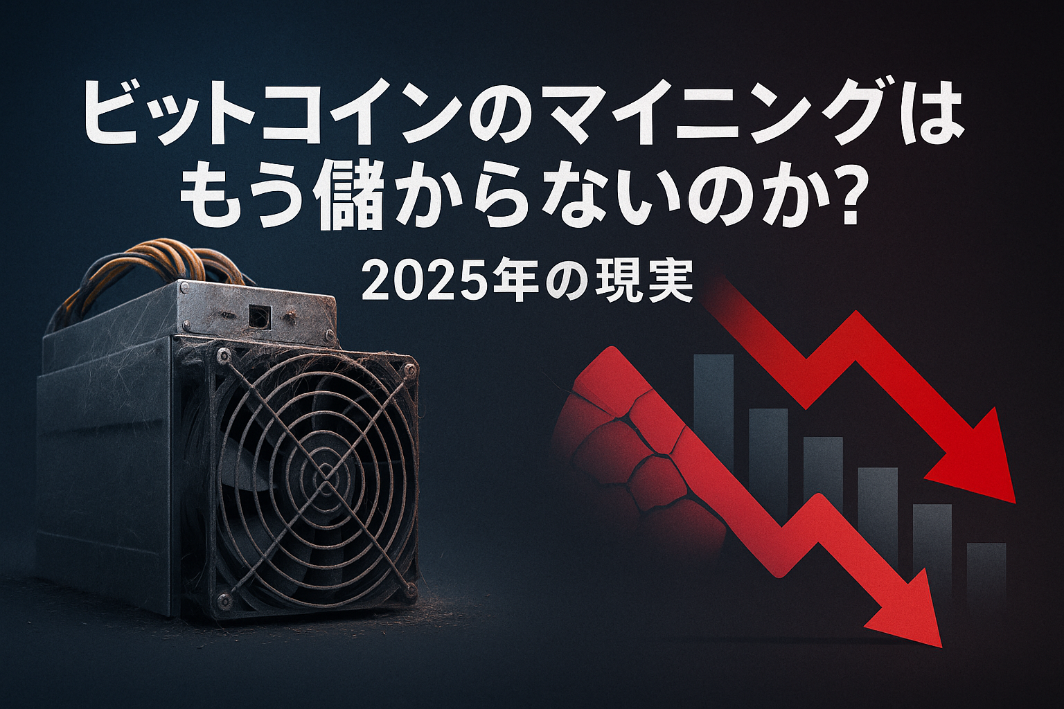 技術視点】ビットコインのマイニングってもう儲からないの？2025年の現状と限界 | 10年で資産1000万！社会人から始める資産形成ガイド